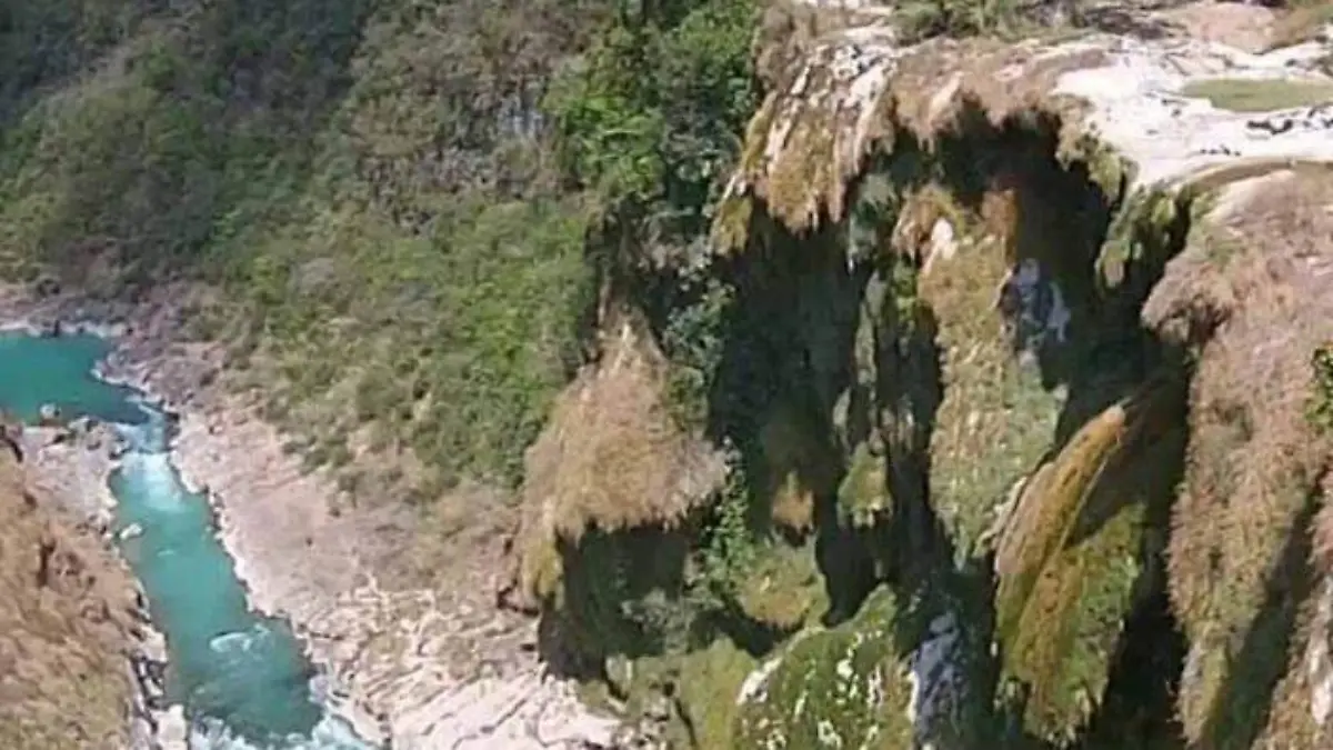 tamul sin agua, abajo el rio